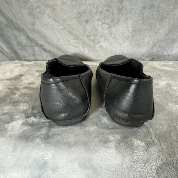 Style & Co womens size 6M leather black slip on loafers - Picture 14 of 16